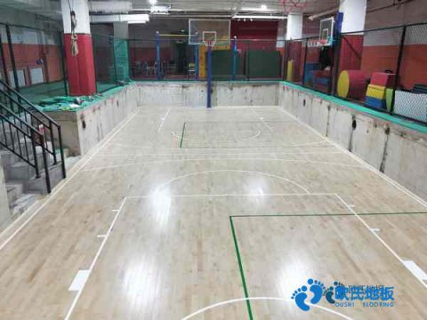 學?；@球館地板木紋型