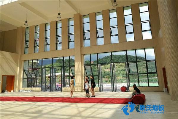 學?；@球場地木地板沖擊測試