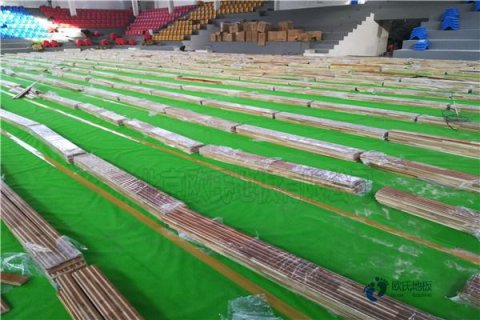 國標籃球館地板施工工藝