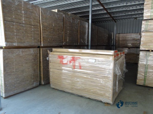 學?;@球場木地板沖擊測試3